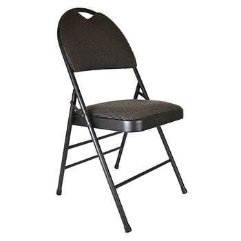 elite fabric padded metal folding chair|costco padded folding chair.